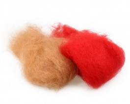 Icelandic Sheep Hair, Red
